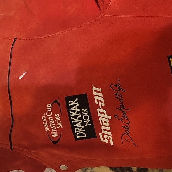 Mens xlg Budwiser coat, red - Picture 5 of 6